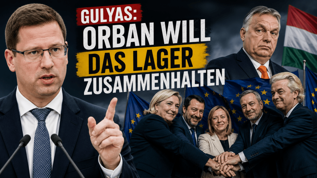 Gulyas: Orban will das Lager zusammenhalten