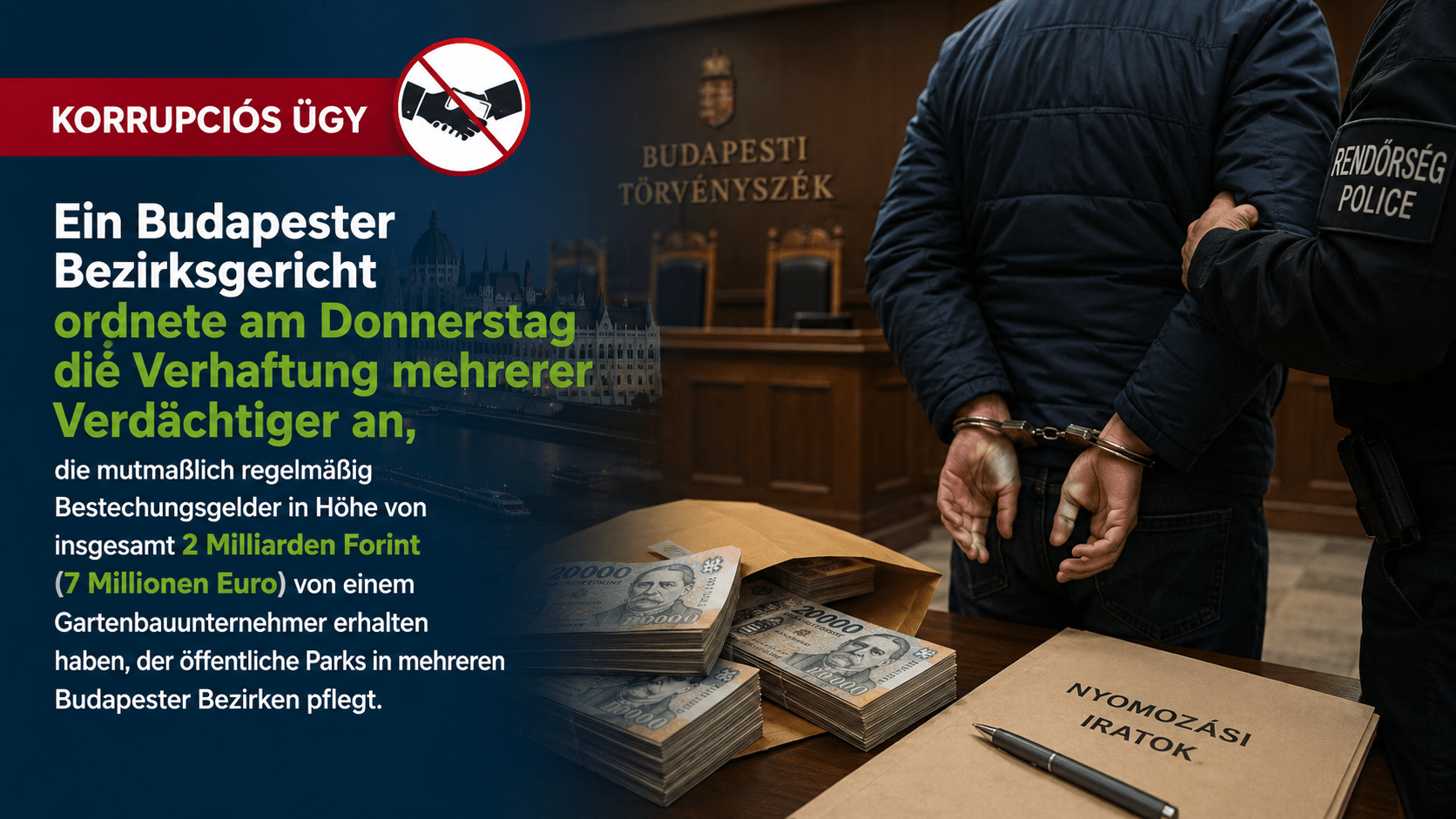 Gericht ordnet Verhaftung mehrerer Politiker im „Obuda-Korruptionsfall“ an