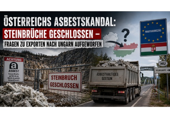 Österreichs Asbestskandal: Steinbrüche geschlossen – Fragen zu Exporten nach Ungarn aufgeworfen