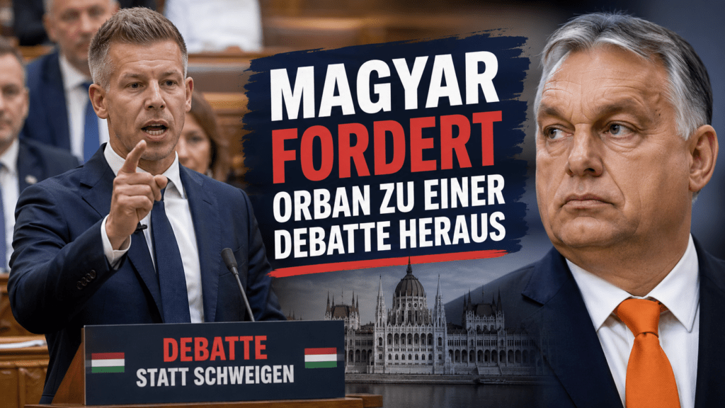 Magyar fordert Orban zu einer Debatte heraus