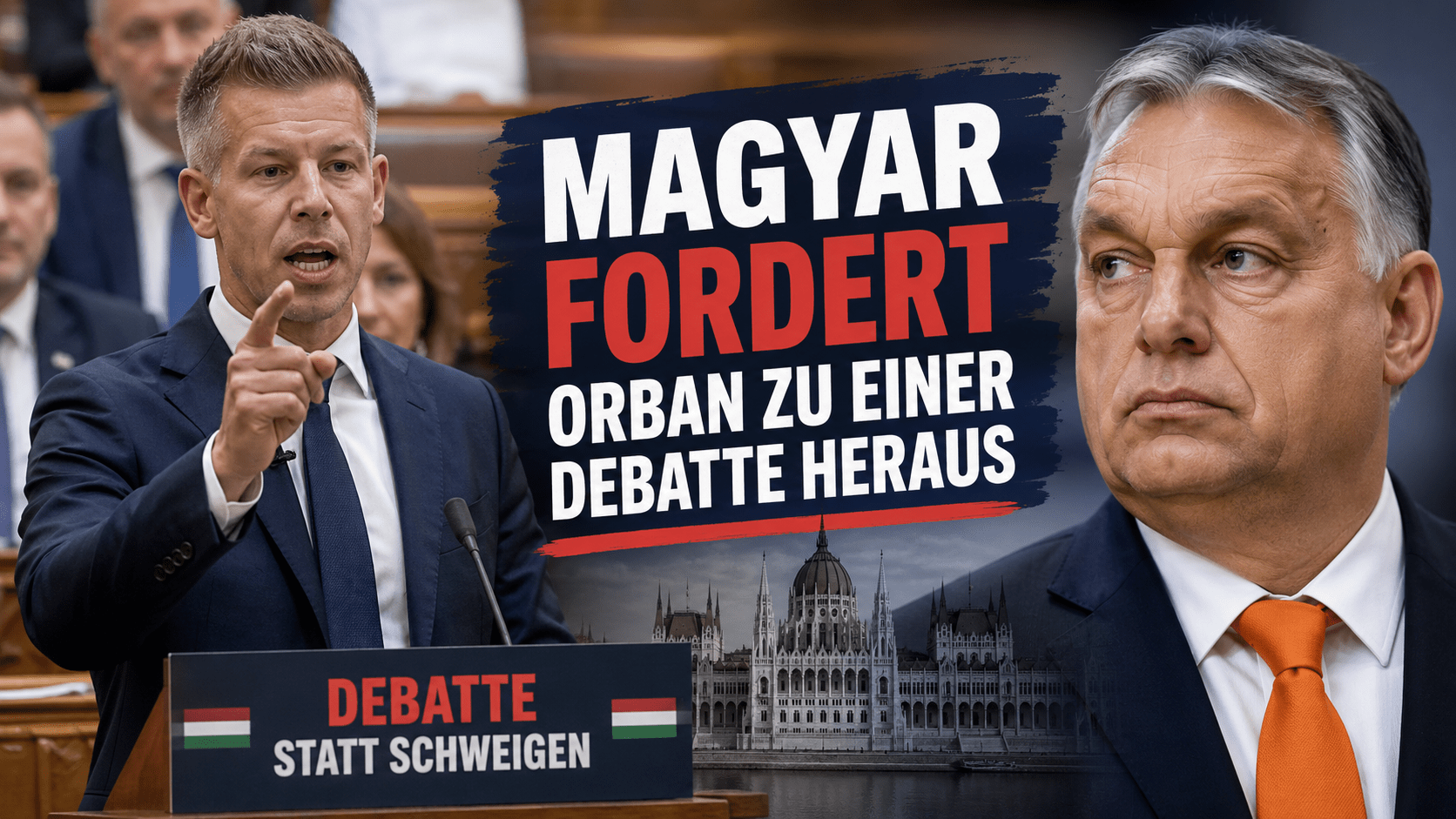 Magyar fordert Orban zu einer Debatte heraus