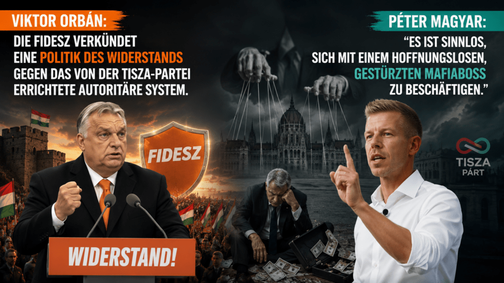 #ViktorOrbán: Politik des #Wiederstands und #PéterMagyar: Gestürzter #Mafiaboss
