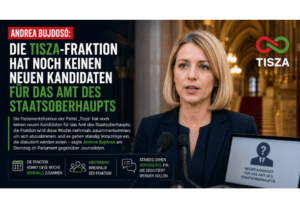 Andrea Bujdosó: Die Tisza-Fraktion hat noch keinen neuen Kandidaten für das Amt des Staatsoberhaupts