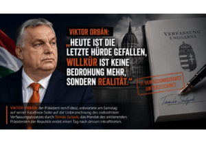 Viktor Orbán: Die Willkür ist nun keine Bedrohung mehr, sondern Realität