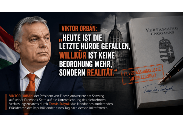 Viktor Orbán: Die Willkür ist nun keine Bedrohung mehr, sondern Realität
