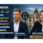 Péter Magyar: Ab dem 20. Juli übernimmt vorübergehend die Präsidentin des Nationalrats die Befugnisse des Staatspräsidenten